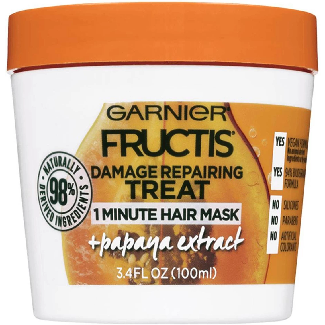 Best reviews of ๐ Garnier Fructis Damage Repairing Treat 1 Minute Hair Mask With Papaya Extract โ