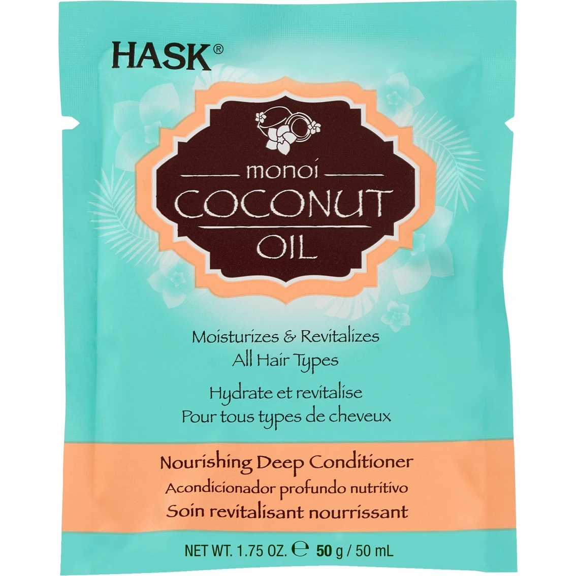 Best Pirce ๐ฅฐ Hask Monoi Coconut Oil Nourishing Deep Conditioner Packet โญ