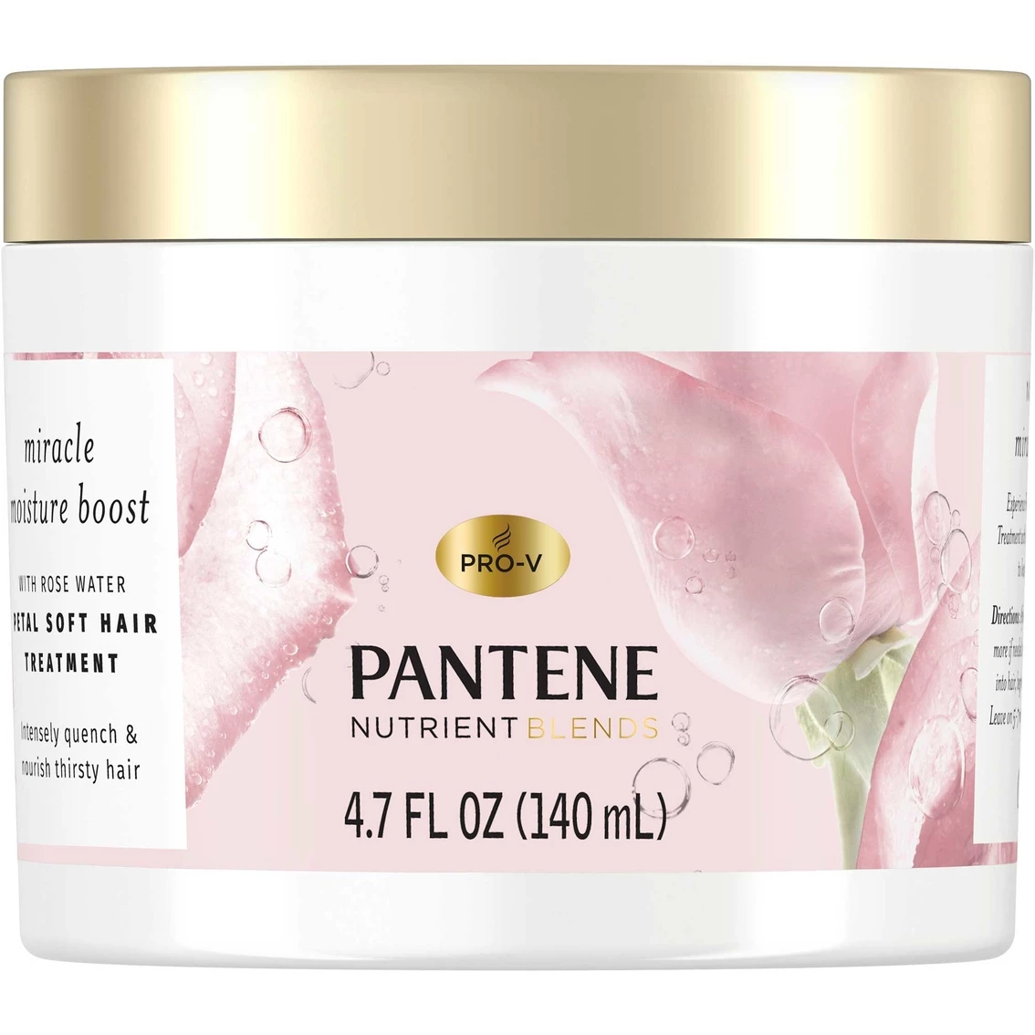 Flash Sale 💯 Pantene Nutrient Blends Miracle Moisture Boost Rose Water Petal Soft Hair Treatment 😍