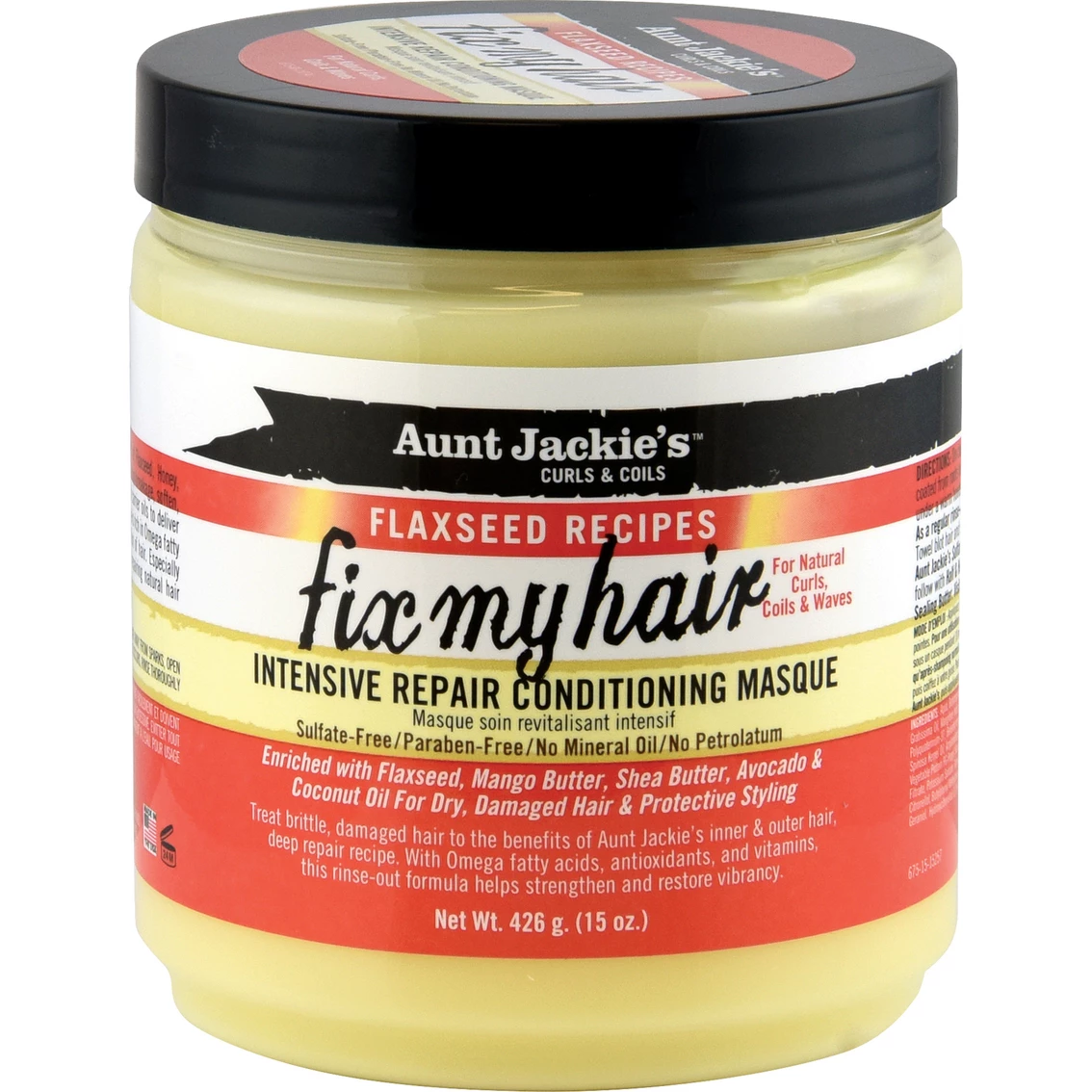 Flash Sale ๐ Aunt Jackie's Flaxseed Fix My Hair Repair Masque ๐คฉ