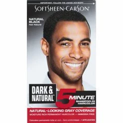 Budget ๐ Dark And Lovely Softsheen Carson Dark And Natural 5 Minute Hair Color, Black ๐งจ