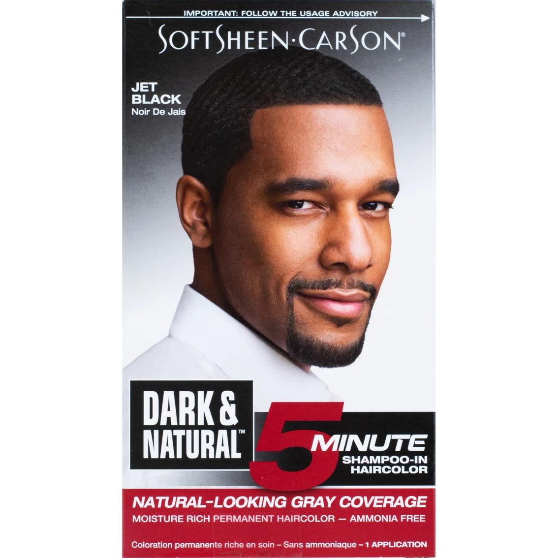 Budget ๐ Dark And Lovely Softsheen Carson Dark And Natural 5 Minute Hair Color, Black ๐งจ - Image 2