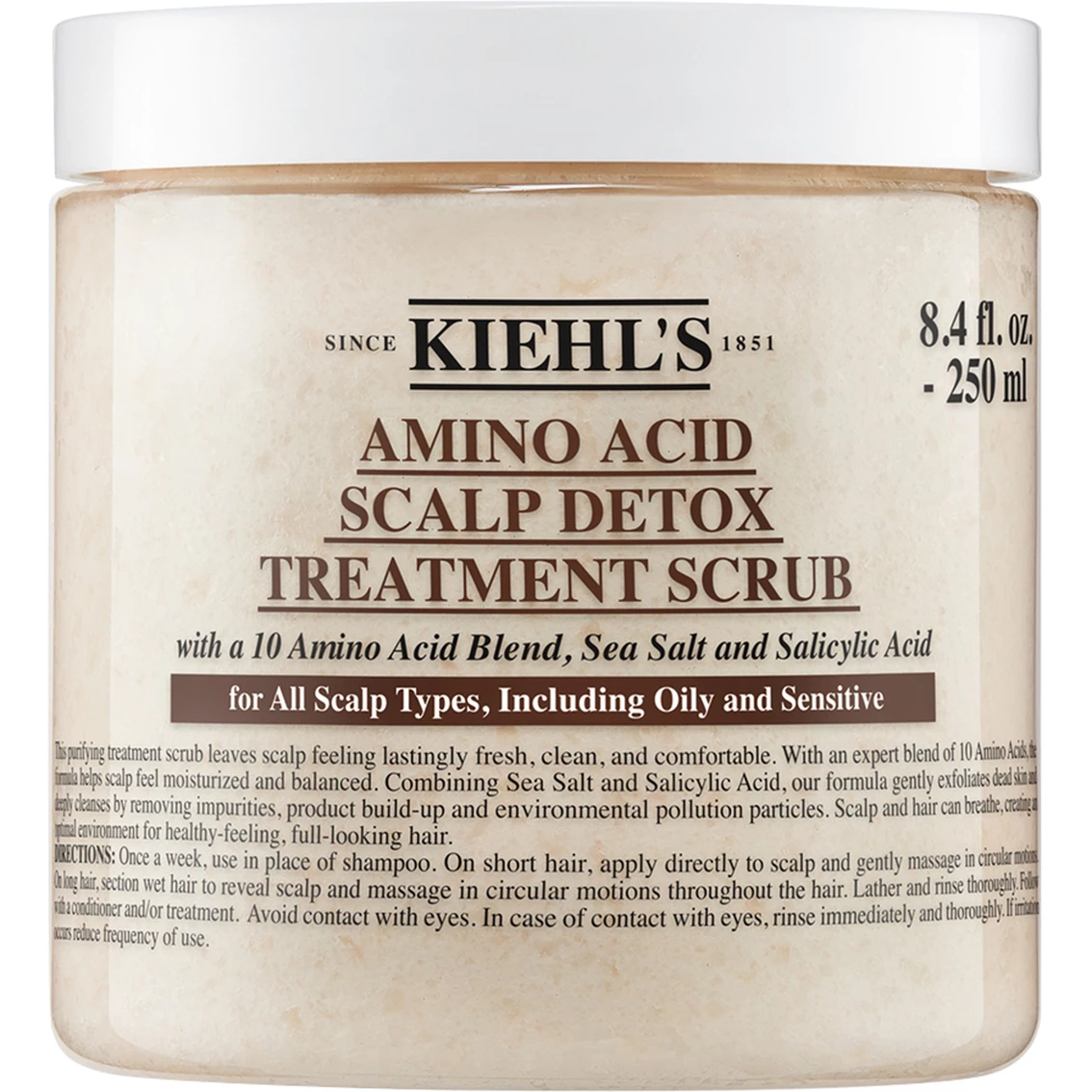 Outlet 😉 Kiehl's Amino Acid Detoxifying Scalp Scrub 8.4 Oz. 🔥