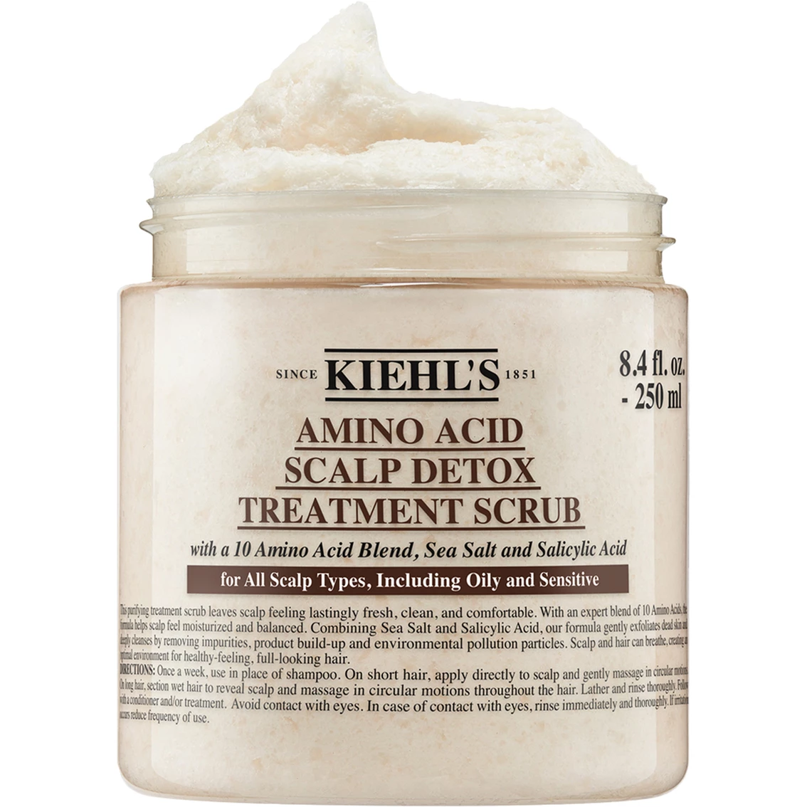 Outlet 😉 Kiehl's Amino Acid Detoxifying Scalp Scrub 8.4 Oz. 🔥 - Image 2
