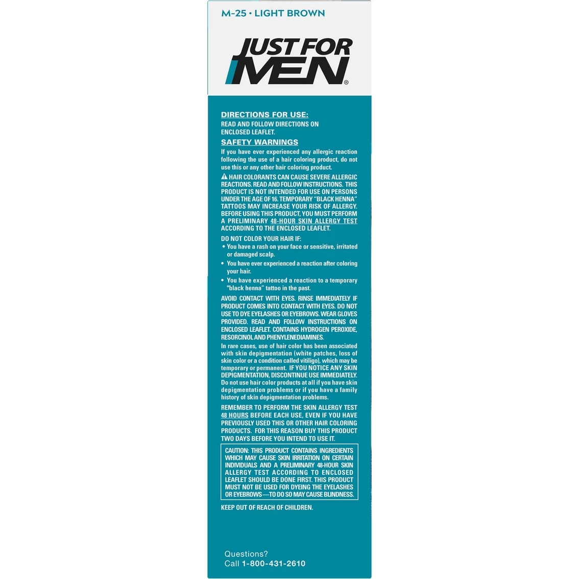 Cheapest โ๏ธ Just For Men Mustache & Beard Light Brown M-25 1 Ct. ๐ - Image 2