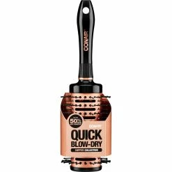 Brand new 👍 Conair Quick Blow-Dry Vented Round Brush With Copper Technology ⭐