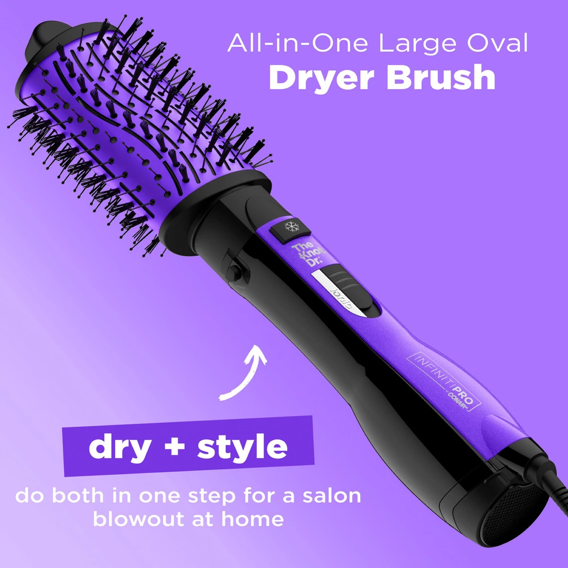 Cheapest ❤️ Conair The Knot Dr. Detangling Hot Air Brush ⌛ - Image 9