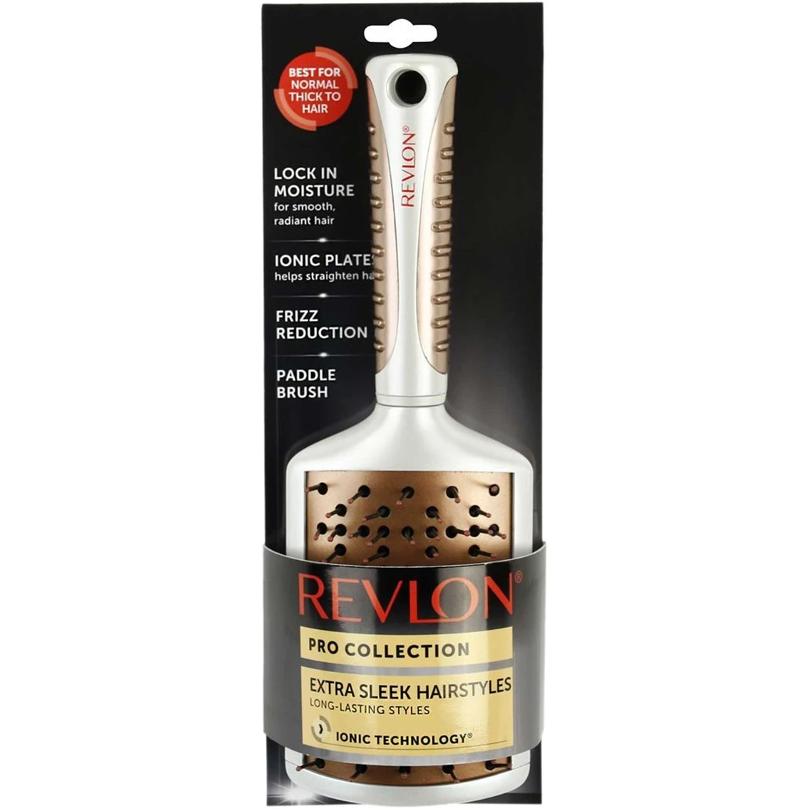 Cheap 🤩 Revlon Pro Collection Rose Gold Plated Paddle Brush 🎁